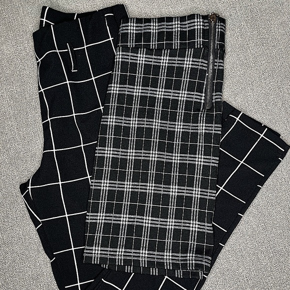 Plaid/Stripped Collegiate Black Bottom Bundle! - Picture 1 of 5